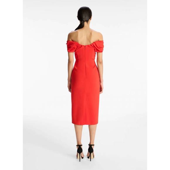 NEW A.L.C. red nora dress in red - Picture 4 of 5